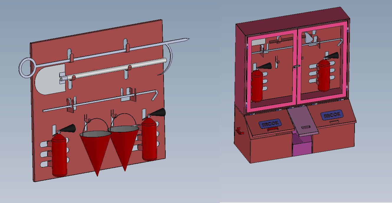 Требования норм и правил пожарного щита